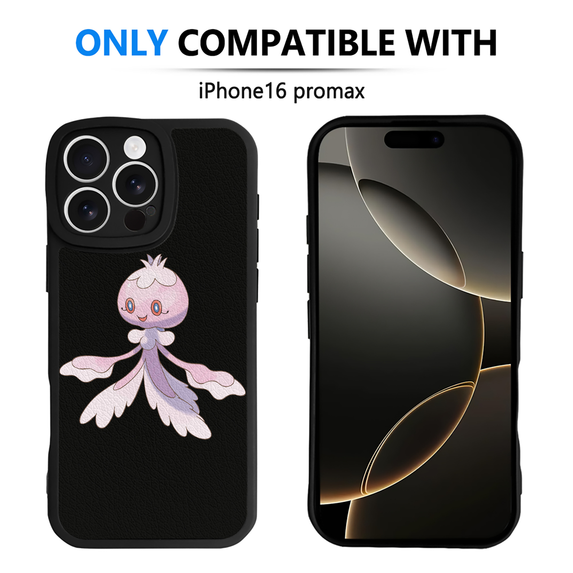 （画像用） ポケットモンスター Pokémon 【iPhone 16シリーズ対応】シリコンスマホケース（レザー調） 材質：シリコン